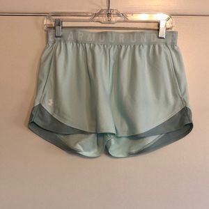 Under Armour Heatgear shorts mint green size medium